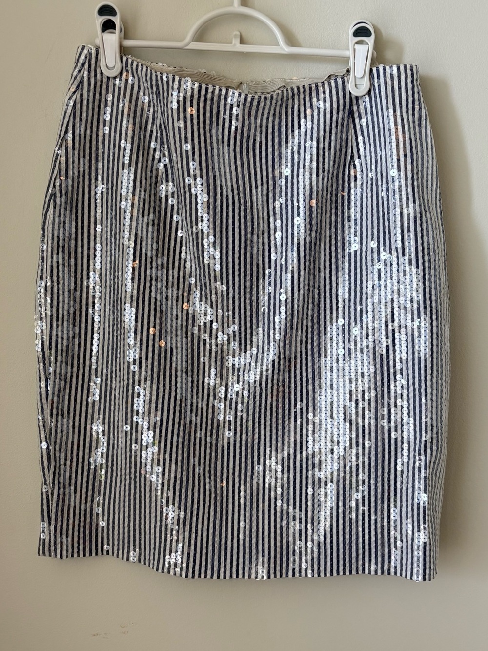 Vintage Michael Kors 1980’s sequin stripe skirt size 8 US